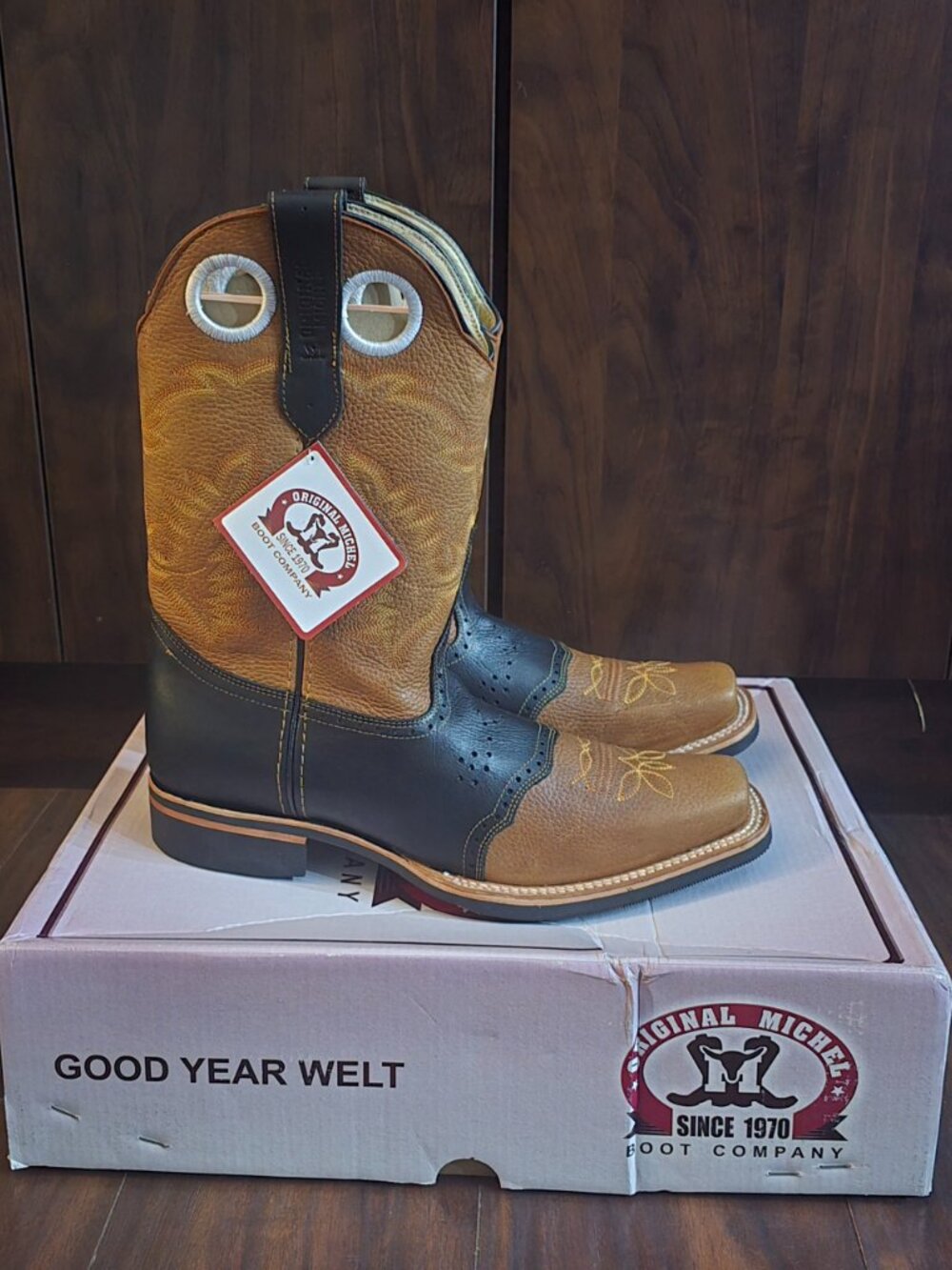 Original Michel Men's boots| style 58112751-EE, Cow Leather| Retail price: $154.
